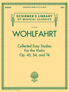 cover for Wohlfahrt - Collected Easy Studies for the Violin