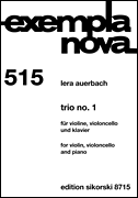 cover for Trio No. 1