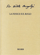 cover for La fenice sul rogo: Critical Edition of the Works of Giovanni Battista Pergolesi