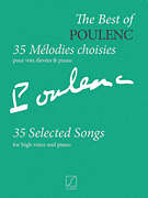 cover for The Best of Poulenc - 35 Selected Songs