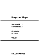 cover for Sonata No. 1, Op. 5
