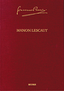 cover for Manon Lescaut Puccini Critical Edition Vol. 3