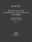 cover for Einige Sätze aus der Sudelbüchern G. Chr. Lichtenbergs, Op. 37a
