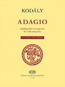 cover for Adagio for Viola and Piano - New Edition