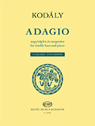 cover for Adagio for Double Bass and Piano - New Edition