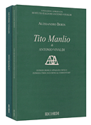 cover for Tito Manlio RV 738 Score with Critical Commentary