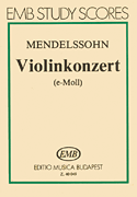 cover for Concerto for Violin and Orchestra in E Minor, Op. 64