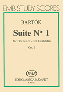 cover for Suite No. 1, Op. 3 for Orchestra
