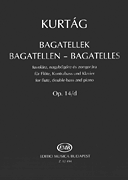 cover for Bagatelles for Flute, Double Bass and Piano, Op. 14d