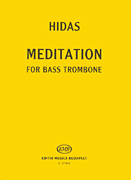 cover for Meditation for Bass Trombone Solo