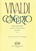 cover for Concerto in D Major for Flute Strings and Basso Continuo Il Gardellino Op.10 No.3, RV428