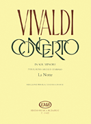 cover for Concerto in G Minor La notte for Flute, Strings,and Continuo, RV 439
