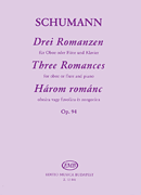 cover for Three Romances, Op. 94 for Oboe (Flute) and Piano