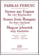 cover for Scenes from Hungary for Four Clarinets