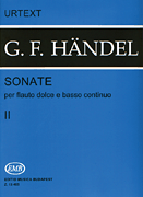 cover for 6 Sonatas for Flute and Basso Continuo - Volume 2