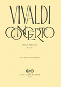 cover for Concerto in A Minor for Bassoon, Strings and Continuo, RV497