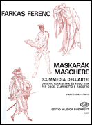 cover for Mascarade for Oboe, Clarinet and Bassoon