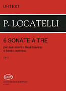 cover for 6 Sonatas à tre per due violini o flauti traversi e basso continuo, Op. 5