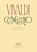 cover for Concerto in C Major for Oboe, Strings, and Continuo, RV 451