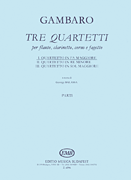 cover for Quartet in F for Flute, Clarinet, Horn, Bassoon