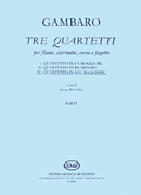 cover for Quartet in G for Flute, Clarinet, Horn, Bassoon