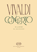 cover for Concerto in A Minor for 2 Oboes, Strings and Continuo, RV 536