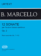 cover for 12 Sonatas for Flute and Basso Continuo, Op. 2 - Volume 2