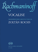 cover for Vocalise Op. 34, No. 14