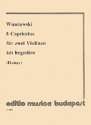 cover for 8 Capriccios for violin