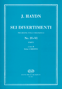 cover for Six Divertimenti for Violin, Viola & Cello, Nos. 4-6