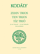 cover for Ten Trios (from 33 Two-Part Exercises)