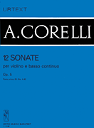 cover for 12 Sonatas for Violin and Basso Continuo, Op. 5 - Volume 1b