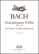 cover for Violin Concerto No. 2 in E major, BWV 1042