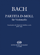 cover for Partita in D minor (Transcription of BWV 1013)
