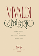 cover for Concerto in G Minor for Viola, Strings and Cembalo RV 417