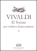 cover for 12 Sonatas for Violin and Basso Continuo - Volume 1