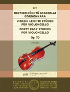 cover for 40 Easy Studies for Violoncello in the First Position, Op. 70