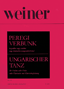 cover for Peregi Verbunk Op. 40 for Violin, Viola or Clarinet and Piano
