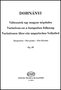 cover for Variations/hungarian Folk-pno