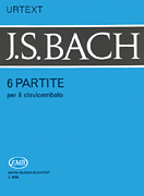 cover for Six Partitas for Harpsichord or Piano BWV 825-830