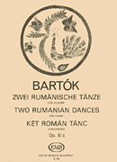 cover for 2 Rumanian Dances, Op. 8a