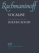 cover for Vocalise Op.34, No. 14