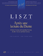 cover for Après une Lecture de Dante from Années de pèlerinage