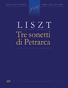cover for Tre Sonetti di Petrarca from Années de pélerinage