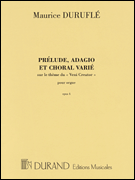 cover for Prélude, Adagio and Choral Varié, Op. 4