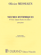 cover for Neumes Rhythmiques Piano (no3 Of 4 Etudes De Rythme) New Ed With Composer Analysis