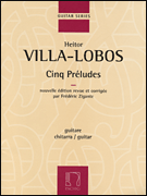 cover for Cinq Préludes