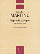 cover for Rapsodie Tcheque For Violin And Piano (rhapsody)