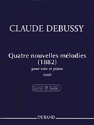 cover for Claude Debussy - 4 Nouvelles Mélodies (1882)