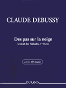 cover for Claude Debussy - Des pas sur la neige from Préludes, Book 1